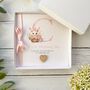 Christening/Baptism Card For Little Girl, Bunny Design Personalised, thumbnail 1 of 5