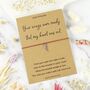 Your Wings Were Ready Remembrance Charm Wish Braclet, thumbnail 1 of 4