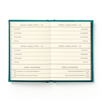 Definitely Not My Passwords Tiny Diary, 3 of 6