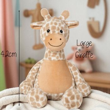 Personalised Large Giraffe Soft Toy, 2 of 2