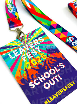 Leavers Fest 2026 Lanyards Class Of 2026 End Of School Party Vip Lanyards, 3 of 4