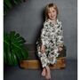 Children's Jungle Print Cotton Pyjamas, thumbnail 1 of 4