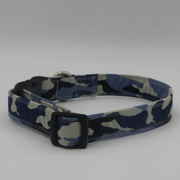 Blue Camouflage Dog Collar, 2 of 8