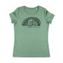 Organic Womens Hibearnate T Shirt, thumbnail 1 of 4