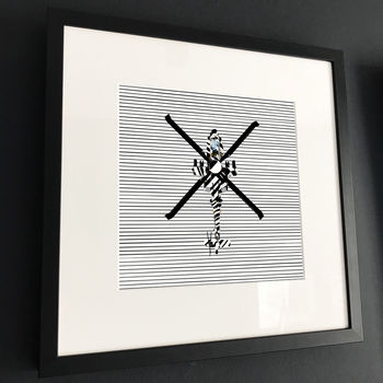 Apache Helicopter 30x30cm Print, 4 of 6