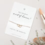 Will You Be My Bridesmaid Cute Heart Bridal Proposal Bracelet, thumbnail 3 of 6
