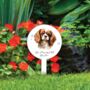 Personalised Dog Love Heart Memorial Grave Marker, thumbnail 5 of 12