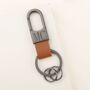 Personalised Engraved Mens Key Clip Handy Bag Charm, thumbnail 5 of 7