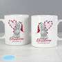 Personalised With Love At Christmas Couples Mug Set, thumbnail 3 of 4