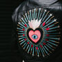 Evil Eye Black Cropped Bridal Jacket, thumbnail 3 of 9