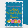 Wonderful News Congratulations Card, thumbnail 1 of 2