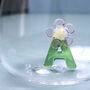 G Decor Handmade Monogram Glass Florist Personalised Alphabet Letters 3D Tea And Coffee Mugs – A To Z, thumbnail 6 of 7