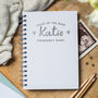 Personalised Pregnancy Diary Foil Notebook, thumbnail 1 of 8