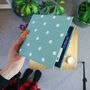 Blue Badge Permit Wallet In Spotty Aquamarine, thumbnail 4 of 4