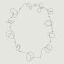 Minimalist Statement Scribble Necklace, thumbnail 1 of 4