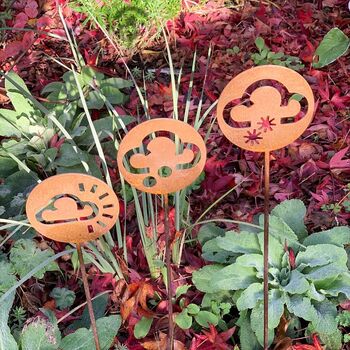 Father's Day Weather Symbols Hanging Garden Decoration, 7 of 10