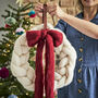 Knitted Christmas Wreath, thumbnail 1 of 12