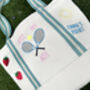 Embroidered Wimbledon Inspired Tote, thumbnail 2 of 4