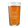 Personalised Reinbeer Pint Glass Gift Boxed – Christmas Gift Idea, thumbnail 4 of 4