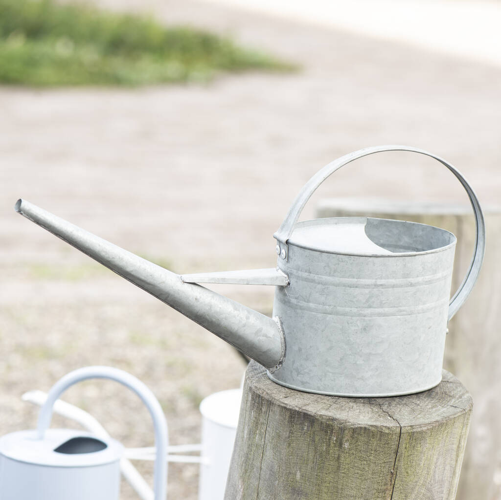 Small Industrial Metal Watering Can By Attic Room
