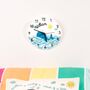 Personalised Whale Sea Themed Bedroom Clock, thumbnail 4 of 5