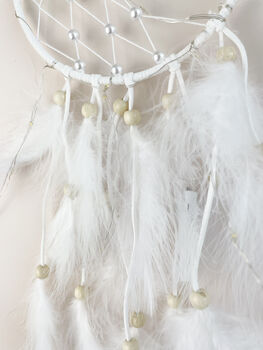 White Butterfly LED Dream Catcher For Her, 5 of 6