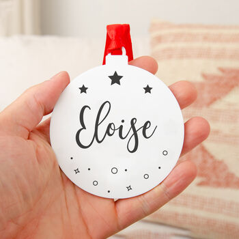 Personalised Christmas Bauble Decoration, 3 of 8