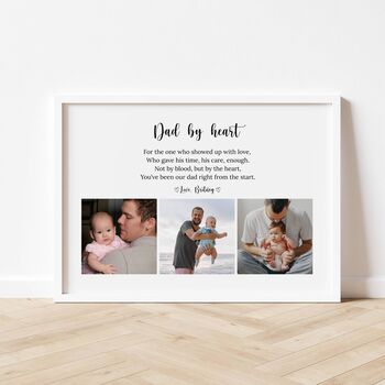 Personalised Dad By Heart Photo Print, 3 of 8