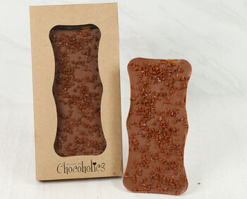 Smooth And Crunchy Caramel Milk Chocolate Bar, 2 of 3