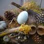 Spring Summer Feather Egg And Twig Wreath Wall Door, thumbnail 5 of 5
