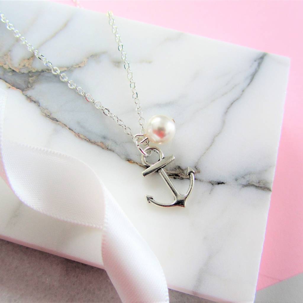 Anchor Necklace Gift For Her By MADISON HONEY JEWELLERY