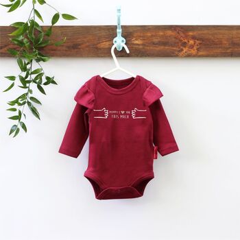 'Mummy I Love You This Much' Baby Vest, 4 of 12