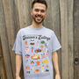 Seasons Eatings Men's Christmas Guide T Shirt, thumbnail 1 of 4