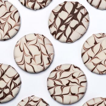 Yoghurt And Carob Marbled Snaps Dog Treats, 5 of 6