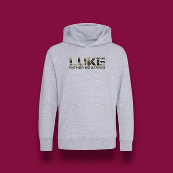 Gaming Personalised Hoodie, 9 of 11