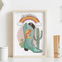 Personalised Cowgirl Zodiac Print, thumbnail 4 of 6