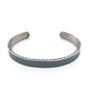 Personalised Titanium Bangle With Hammered Edge Detail, thumbnail 2 of 5