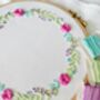 Floral Hoop Embroidery Kit, thumbnail 3 of 4
