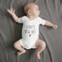 Personalised Name New Best Friend Bodysuit, thumbnail 4 of 6