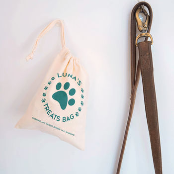 Personalised Pet 'Treat' Canvas Bag, 4 of 7
