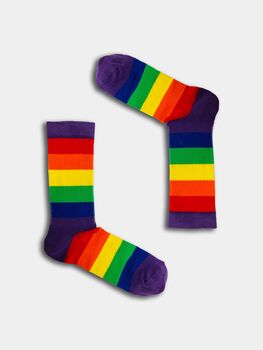 Rainbow Pride Novelty Sock Gift Set, 7 of 7