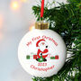 Personalised Santa With Presents Bauble, thumbnail 3 of 3