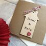 Personalised Anniversary Hanging Wooden Decoration Card, thumbnail 3 of 3