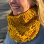 Twist And Shout Cowl Knitting Kit, thumbnail 1 of 5