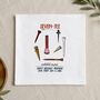 70th Birthday Golf Handkerchief Pair– Personalised “Seven Tee And Still On Par” Gift, thumbnail 3 of 6