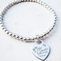 Sterling Silver Mother And Daughter Bracelet, thumbnail 4 of 8