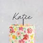 Personalised Name Cake Topper, thumbnail 1 of 2
