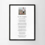 For My Daughter Personalised Photo Poem Print, thumbnail 9 of 11