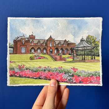 Personalised Watercolour Wedding Venue Illustration, 3 of 12