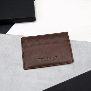 Handmade Personalised Rfid Leather Credit Card Holder, 3 of 7